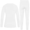 image:imageRoadbox Thermal Underwear Sets for Women Long Johns Fleece Lined Top amp Bottom Warm Skiing Base Layer Cold Weather WinterWhite