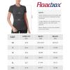 image:imageRoadbox Womens Compression Shirts 13 Pack Short Sleeve Workout Tops Athletic Gym TShirt Yoga Running Quick Dry Base LayerBlackdark Graywhite