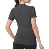 image:imageRoadbox Womens Compression Shirts 13 Pack Short Sleeve Workout Tops Athletic Gym TShirt Yoga Running Quick Dry Base LayerDark Gray
