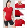 image:imageRoadbox Womens Compression Shirts 13 Pack Short Sleeve Workout Tops Athletic Gym TShirt Yoga Running Quick Dry Base LayerRed
