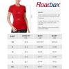 image:imageRoadbox Womens Compression Shirts 13 Pack Short Sleeve Workout Tops Athletic Gym TShirt Yoga Running Quick Dry Base LayerRed