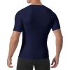 image:imageRoadbox Compression Shirt Men Short Sleeve Cool Dry Base Layer Athletic Undershirts Workout TShirt for Sports Gym RunningNavy Blue