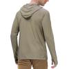 image:imageRoadbox Mens UPF 50 Long Sleeve Sun Hoodie Fishing Shirts for Men UV Protection Hooded for Hiking Running WorkoutKhaki