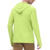 image:imageRoadbox Mens UPF 50 Long Sleeve Sun Hoodie Fishing Shirts for Men UV Protection Hooded for Hiking Running WorkoutLemon Yellow