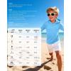 image:imageRoadbox Boys Rash Guard Hooded Fishing Shirt Kids UPF 50 Long Sleeve Sun Hoodie Youth UV Protection Beach Swim Shirts01light Blue