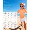 image:imageRoadbox Boys Rash Guard Hooded Fishing Shirt Kids UPF 50 Long Sleeve Sun Hoodie Youth UV Protection Beach Swim Shirts04orange