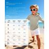 image:imageRoadbox Boys Rash Guard Hooded Fishing Shirt Kids UPF 50 Long Sleeve Sun Hoodie Youth UV Protection Beach Swim Shirts11khaki