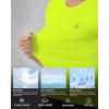image:imageRoadbox Mens Compression Shirt Short Sleeve Cool Dry Athletic Football Base Layer Tops Sports Running Workout T ShirtsFluorescent Yellow