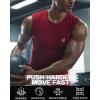 image:imageRoadbox 3 Pack Sleeveless Compression Shirts for Men Quick Dry Athletic Workout Tank Tops Sports Running Gym Base Layer