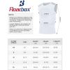 image:imageRoadbox Baseball Chest Protector Youth Padded Compression Shirt Heart Guard Sternum Rib Gear for Football Softball Lacrosse04 whitegray