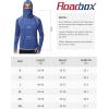 image:imageRoadbox UPF 50 Fishing Shirts for Men Long Sleeve UV Sun Hoodie with Mask Outdoor Swim Hiking Running Workout Rash GuardDeep Blue