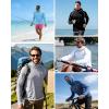 image:imageRoadbox UPF 50 Fishing Shirts for Men Long Sleeve UV Sun Hoodie with Mask Outdoor Swim Hiking Running Workout Rash GuardDeep Blue