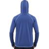image:imageRoadbox UPF 50 Fishing Shirts for Men Long Sleeve UV Sun Hoodie with Mask Outdoor Swim Hiking Running Workout Rash GuardDeep Blue