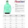 image:imageRoadbox UPF 50 Fishing Shirts for Men Long Sleeve UV Sun Hoodie with Mask Outdoor Swim Hiking Running Workout Rash GuardGreen