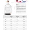 image:imageRoadbox UPF 50 Fishing Shirts for Men Long Sleeve UV Sun Hoodie with Mask Outdoor Swim Hiking Running Workout Rash GuardWhite