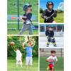 image:imageRoadbox Youth Baseball Chest Protector Heart Guard Sternum Protection Padded Compression Shirt Softball Football LacrosseBlack