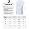 image:imageRoadbox Youth Baseball Chest Protector Heart Guard Sternum Protection Padded Compression Shirt Softball Football LacrosseWhiteGray