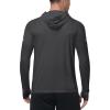 image:imageRoadbox Mens UPF 50 Sun Protection Hoodie UV Long Sleeve Fishing Shirts Outdoor Swim Hiking Running Workout Rash GuardDark Gray