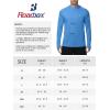 image:imageRoadbox Mens UPF 50 Sun Protection Hoodie UV Long Sleeve Fishing Shirts Outdoor Swim Hiking Running Workout Rash GuardMedium Blue
