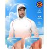 image:imageRoadbox Mens UPF 50 Sun Protection Hoodie UV Long Sleeve Fishing Shirts Outdoor Swim Hiking Running Workout Rash GuardOrange Gradient
