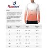 image:imageRoadbox Mens UPF 50 Sun Protection Hoodie UV Long Sleeve Fishing Shirts Outdoor Swim Hiking Running Workout Rash GuardOrange Gradient