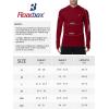 image:imageRoadbox Mens UPF 50 Sun Protection Hoodie UV Long Sleeve Fishing Shirts Outdoor Swim Hiking Running Workout Rash GuardRed