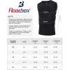 image:imageRoadbox Youth Baseball Chest Protector Kids Softball Padded Compression Shirt Rib Heart Sternum Guard for Football LacrosseBlack