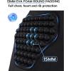 image:imageRoadbox Youth Baseball Chest Protector Kids Softball Padded Compression Shirt Rib Heart Sternum Guard for Football LacrosseBlack