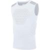image:imageRoadbox Youth Baseball Chest Protector Kids Softball Padded Compression Shirt Rib Heart Sternum Guard for Football LacrosseWhiteGray