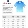 image:imageRoadbox Boys Rash Guard Short Sleeve Swim Shirt UPF 50 Sun Protection Quick Dry Kids Rashguard Water Shirt for Surf Beach01 Bluegreen
