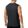 image:imageRoadbox Mens Athletic Sleeveless Shirts Quick Dry Workout Tank Top Lightweight Muscle Shirts for Sports Gym Running SummerBlack