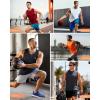 image:imageRoadbox Mens Athletic Sleeveless Shirts Quick Dry Workout Tank Top Lightweight Muscle Shirts for Sports Gym Running SummerBright Orange