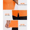 image:imageRoadbox Mens Athletic Sleeveless Shirts Quick Dry Workout Tank Top Lightweight Muscle Shirts for Sports Gym Running SummerBright Orange