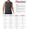 image:imageRoadbox Mens Athletic Sleeveless Shirts Quick Dry Workout Tank Top Lightweight Muscle Shirts for Sports Gym Running SummerDark Gray