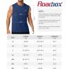 image:imageRoadbox Mens Athletic Sleeveless Shirts Quick Dry Workout Tank Top Lightweight Muscle Shirts for Sports Gym Running SummerNavy Blue