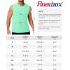 image:imageRoadbox Mens Athletic Sleeveless Shirts Quick Dry Workout Tank Top Lightweight Muscle Shirts for Sports Gym Running SummerSeaweed Green