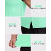 image:imageRoadbox Mens Athletic Sleeveless Shirts Quick Dry Workout Tank Top Lightweight Muscle Shirts for Sports Gym Running SummerSeaweed Green