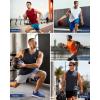 image:imageRoadbox Mens Athletic Sleeveless Shirts Quick Dry Workout Tank Top Lightweight Muscle Shirts for Sports Gym Running SummerWhite