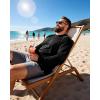 image:imageRoadbox Mens Big and Tall UPF 50 UV Sun Protection Shirts Long Sleeve Cooling Rash Guard Quick Dry Fishing Swim TShirtBlack
