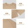 image:imageRoadbox Mens Big and Tall UPF 50 UV Sun Protection Shirts Long Sleeve Cooling Rash Guard Quick Dry Fishing Swim TShirtKhaki