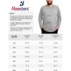 image:imageRoadbox Mens Big and Tall UPF 50 UV Sun Protection Shirts Long Sleeve Cooling Rash Guard Quick Dry Fishing Swim TShirtLight Gray