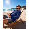 image:imageRoadbox Mens Big and Tall UPF 50 UV Sun Protection Shirts Long Sleeve Cooling Rash Guard Quick Dry Fishing Swim TShirtMedium Blue