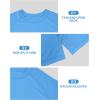 image:imageRoadbox Mens Big and Tall UPF 50 UV Sun Protection Shirts Long Sleeve Cooling Rash Guard Quick Dry Fishing Swim TShirtNavy Blue
