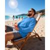 image:imageRoadbox Mens Big and Tall UPF 50 UV Sun Protection Shirts Long Sleeve Cooling Rash Guard Quick Dry Fishing Swim TShirtNavy Blue
