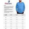 image:imageRoadbox Mens Big and Tall UPF 50 UV Sun Protection Shirts Long Sleeve Cooling Rash Guard Quick Dry Fishing Swim TShirtNavy Blue