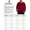 image:imageRoadbox Mens Big and Tall UPF 50 UV Sun Protection Shirts Long Sleeve Cooling Rash Guard Quick Dry Fishing Swim TShirtRed