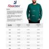 image:imageRoadbox Mens Big and Tall UPF 50 UV Sun Protection Shirts Long Sleeve Cooling Rash Guard Quick Dry Fishing Swim TShirtRoyal Green