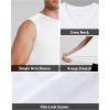 image:imageRoadbox Mens Compression Shirts Long Sleeve Single Arm Workout Top Athletic Base Layer Undershirt for Gym and BasketballLeft Long Whitewhite