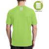 image:imageRoadbox Mens UPF 50 Rash Guard Short Sleeve Quick Dry UV Sun Protection SPF Swim Shirts Moisture Wicking Athletic Workout Running TShirt for Water Sports Gym Lime Green
