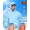 image:imageRoadbox Mens UPF 50 Sun Protection Hoodie UV Long Sleeve Fishing Shirts Lightweight Swim Rash Guard for Outdoor HikingBlue